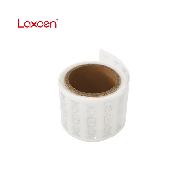 Mini Waterproof UHF RFID Access Control Tags White Coated Paper for Warehouse Management NFC Communication Interface 860-960 MHz