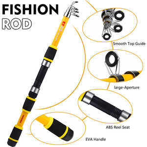 Phong Cách Mới Câu Cá Cực Kit 1.5M 1.8M Thời Trang Trẻ Em Cần Câu Và Reel Combo Đầy Đủ Khác Lure Set - Product Image 6