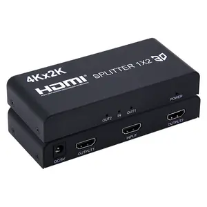 Factory 1080P EDID HDMI Splitter Poc 1 in 2 out 20m 2 Way Audio