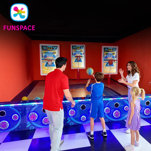 Équipement de terrain de jeu intérieur, divertissement multi-personnes, formation, machine de tir au <span class=keywords><strong>basket</strong></span>-ball interactive - Product Image 4