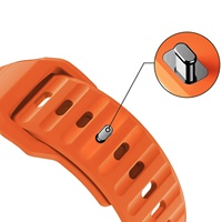 Bracelet en silicone souple pour Apple Watch Bracelet Ultra 49mm 45mm 46mm 41mm 44mm Bracelet de montre sport Iwatch Series 10 9 8 7 6 SE 5 4 Bracelet