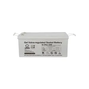 BR 12v 200ah Gel Blaster Battery Sunraise Power Battery Gel 12v 250ah Gel Solar Battery