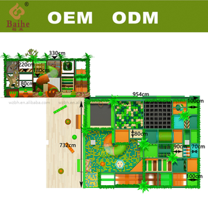 Aire de jeux intérieure à thème BAIHE Jungle populaire auprès des enfants en Indonésie Malaisie aux Philippines - Product Image 6
