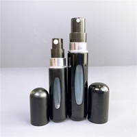 Flacon de parfum de poche en verre portable, vaporisateur de parfum de voyage de taille réduite, rond Yo Li O