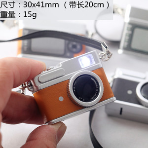 Dollhouse trang trí phụ kiện thu nhỏ SLR máy ảnh trang trí đèn Flash màn trập âm thanh cổ điển mini máy ảnh cho búp bê - Product Image 2