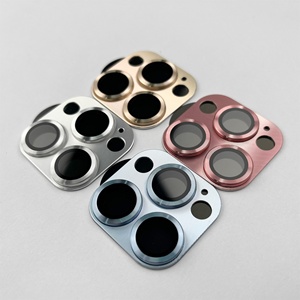 Protezione dell'obiettivo della <span class=keywords><strong>fotocamera</strong></span> in vetro temperato per <span class=keywords><strong>iPhone</strong></span> <span class=keywords><strong>13</strong></span> Pro Max copertura completa del telefono protezione della <span class=keywords><strong>fotocamera</strong></span> posteriore copertura completa - Product Image 3