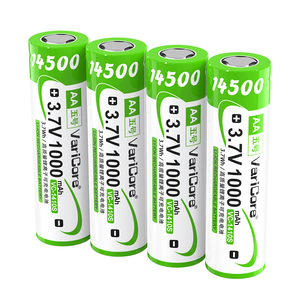 VariCore VC-1410S 14500 ucu ile AA <span class=keywords><strong>3</strong></span>.7V 1000mAh büyük kapasiteli şarj edilebilir lityum pil için fare uzaktan kumanda ve daha - Product Image 1