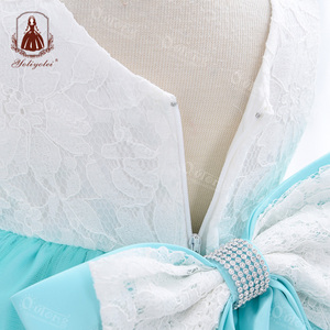 Vestido <span class=keywords><strong>de</strong></span> Fiesta Ecológico para Bebés Yoliyolei, Vestido <span class=keywords><strong>de</strong></span> Bautizo Formal con Lazo y Flores para Niñas, Vestido <span class=keywords><strong>de</strong></span> <span class=keywords><strong>Cumpleaños</strong></span> para Bebés <span class=keywords><strong>de</strong></span> <span class=keywords><strong>1</strong></span> <span class=keywords><strong>Año</strong></span> - Product Image 5
