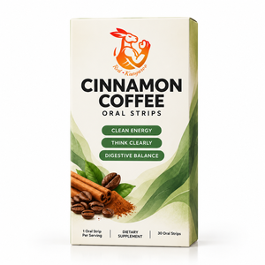 OEM ODM Bandes buccales au café et à la cannelle, 30 unités, avec peptides de collagène, pour un regain d'énergie quotidien et une meilleure santé globale, film buccal à la caféine - Product Image 1