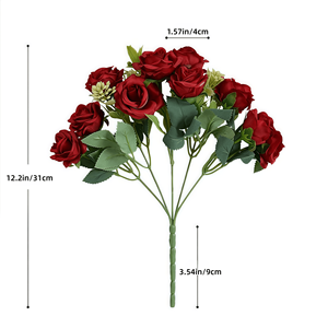 <span class=keywords><strong>Rosas</strong></span> Artificiales de Seda Hechas a Mano, Venta al Por Mayor de Fábrica, Envío Inmediato, Personalizables para Bodas, Día de la Madre, San Valentín, Larga Duración - Product Image 3