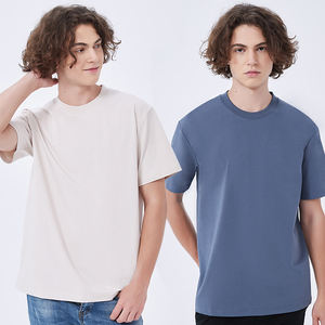 T-shirt de sport pour homme, été, mode, 260 g/m², <span class=keywords><strong>74</strong></span> % coton + 26 % Sorona, séchage rapide, avec logo - Product Image 2