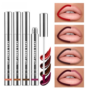 Cosskin Peel Off Liner Tattoo không thấm nước lâu dài Matte không dính cup Lip Tint Sexy <span class=keywords><strong>Red</strong></span> đường viền môi <span class=keywords><strong>Make</strong></span> up mỹ phẩm - Product Image 1
