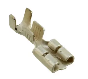 TE Connectivity 63435-1 Quick Disconnects, Receptacle Straight, Brass, FASTON 250