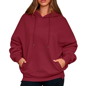 Sudaderas con Capucha y Cuello Alto Bordadas, Deportivas, Unisex, para Mujer, de Invierno, Gruesas, Personalizadas por el Fabricante OEM - Product Image 4
