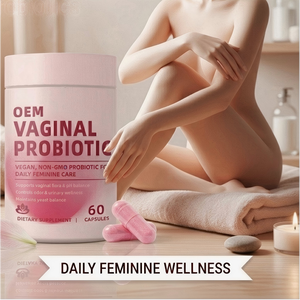 Kapsul Probiotik Wanita Label Pribadi Formula <span class=keywords><strong>Herbal</strong></span> Alami Pabrik Kustom OEM Kesehatan Kewanitaan Grosir 60 Kapsul - Product Image 2