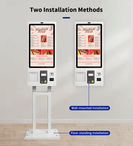 Tự dịch vụ kiosk 22inch Windows màn hình cảm ứng kiosk thực phẩm đặt hàng kiosk với máy in chỉ - Product Image 3