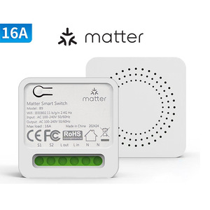 Interrupteur intelligent Matter16A Wi-Fi 2,4 GHz AC220V 16A pour la domotique - Product Image 2