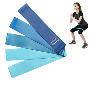 Lot de bandes de résistance en latex naturel, vente en gros, colorées, pour exercices, faible MOQ, OEM, directement de l'usine - Product Image 4