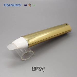 ขวดบรรจุภัณฑ์บำรุงผิวหรูหราแบบเปล่า ขวดบรรจุภัณฑ์บำรุงผิวสีทองพร้อมฝาปิด ขวดบรรจุภัณฑ์บำรุงผิวแบบหลอดพลาสติก - Product Image 4