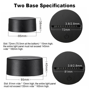 Laser Engraved Acrylic LED Night Light Custom Design Table Lamp Personalized Souvenir <b>Gift</b> Collection - Product Image 6