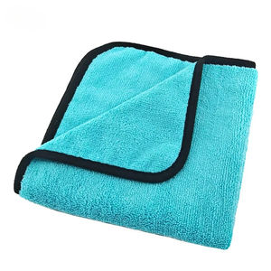NIKO Nouvelle serviette de lavage auto en microfibre super absorbante à poils longs et courts 40*40CM pour le detailing, le polissage et le nettoyage - Product Image 1