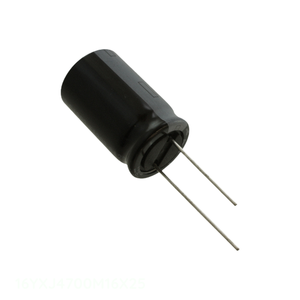 Condensador Original CAP ALUM 4700UF 20% 16V RADIAL de Orificio Pasante 4700 uF 16YXJ4700M16X25 - Product Image 1