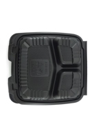 Boîte alimentaire à clapet de 8 pouces sans BPA avec fermeture à boucle hermétique, boîte à lunch anti-odeurs, garde les repas frais et bien rangés toute la journée