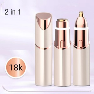 Depiladora Facial y Recortadora de Cejas 2 en 1, Recargable, para Labios, Cuerpo y Vello Facial, Depiladora Eléctrica Portátil para Mujer, con Logotipo del Cliente y Empaque - Product Image 4