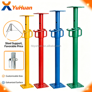 Étai industriel en fer galvanisé réglable <span class=keywords><strong>pour</strong></span> la soutènement vertical des poutres et des murs de construction - Product Image 1