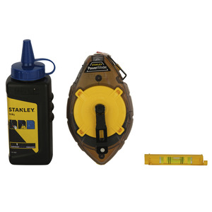 Ensemble de niveaux magnétiques Stanley PowerWinder Tracer 115g, outil de construction en plastique - Product Image 1