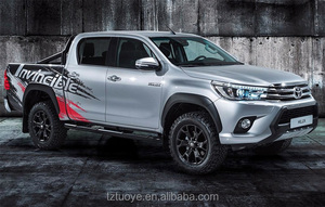 Protectores contra salpicaduras para <span class=keywords><strong>Toyota</strong></span> <span class=keywords><strong>Hilux</strong></span> VIGO/REVO 4WD más largo <span class=keywords><strong>2016</strong></span> + guardabarros de coche guardabarros Auto guardabarros para <span class=keywords><strong>Toyota</strong></span> - Product Image 5
