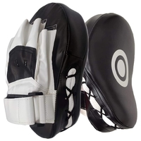 Vente en gros de coussinets de mise au point en cuir PU à ventre incurvé cible factice durable pour la pratique des coups de pied d'arts martiaux pour la boxe Taekwondo