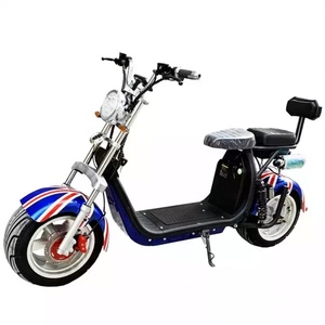 Scooter électrique à pneus larges de 10 pouces, 2000W, moto électrique pour adultes avec deux batteries au lithium 60V, scooter Citycoco - Product Image 6
