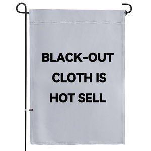 Баннер с логотипом на заказ 12x18, черный атласный ручной флаг с маленькими 30x45 см, алюминиевые цифровые печатные баннеры для садового рекламного предложения - Product Image 3