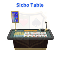 Maßgefertigter Luxuriöser Professioneller Sic Bo Tisch mit Langlebiger Umweltfreundlicher Holzkonstruktion Würfelspieltisch für Casino-Glücksspiel