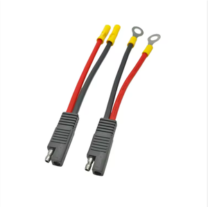 Новый разъем SAE 16AWG с быстрым отключением, кабель для аккумулятора с ПВХ-изоляцией, 2-контактный, с O-образным кольцом, для автомобилей и мотоциклов, быстроразъемный, 12В-24В - Product Image 2