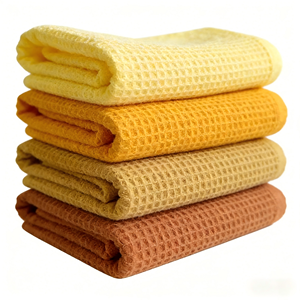 Essuie-tout de cuisine en coton gaufré de qualité supérieure, durable, réutilisable, lavable, taille et motif personnalisables pour usage quotidien - Product Image 4