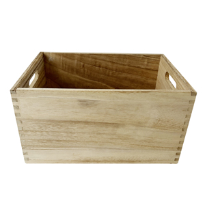 Wooden storage box
