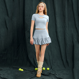 Conjunto de Falda y Top de 2 Piezas para Mujer, Estilo Lujoso y Moderno Y2K, Ropa Deportiva para Tenis, Pickleball, Bádminton - Product Image 4