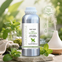 Huile essentielle de menthe poivrée chinoise biologique pour vaporisateur, diffuseur sans eau - Extrait de feuille de menthe 100% pur Mentha Piperita |   En vrac 1 kg