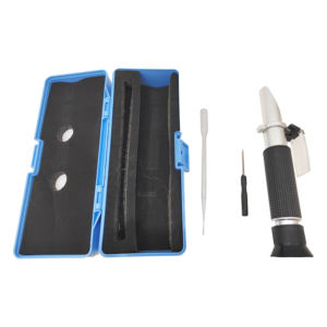 Instrument de mesure professionnel OEM Portable 0-80% teneur en éthanol mètre réfractomètre d'<span class=keywords><strong>alcool</strong></span> pour les boissons de fermentation du vin - Product Image 6