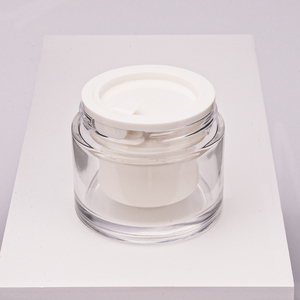 Nhà Máy Trực Tiếp 30G 50G 100G Chất Lượng Cao Rõ Ràng Rỗng Mỹ Phẩm Cơ Thể Kem Jar Container Với Màu Trắng Bên Trong Nắp Nhựa - Product Image 2