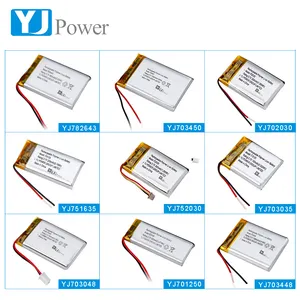 KC Certification 701438 310mAh Lithium Ion Battery 3.7v Rechargeable Lithium Batteries 310mAh 3.7v Polymer Battery