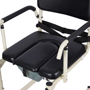 Chaise d'hôpital avec siège commode pour personnes âgées et femmes enceintes, chaise de toilette portable - Product Image 1