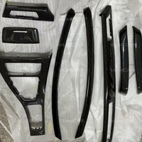 Remplacement de la garniture centrale du tableau de bord intérieur de la voiture en fibre de carbone pour BMW Série 3 E90 E91 E92 E93 M3 2007-2013