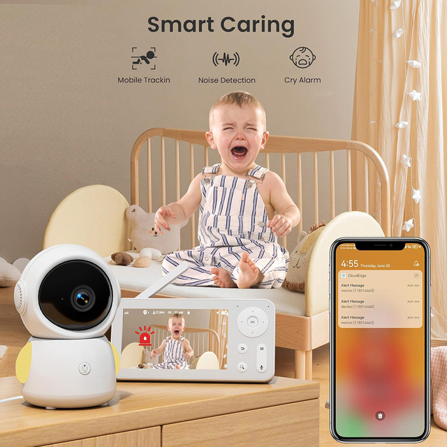 PTZ Camera With Lighting Bulb on Body Two Way Audios Tuya Wifi Wireless Remotely Viewing With Voice
