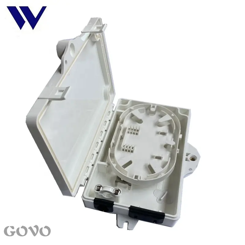 Govo 2 Core FTTH Kotak FAT-2A Akses Serat Terminal Box Fiber Distribution Box