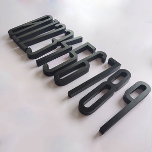 Lettera di metallo e numeri da <span class=keywords><strong>1</strong></span> a 10 Font personalizzato Home Room - Product Image 1