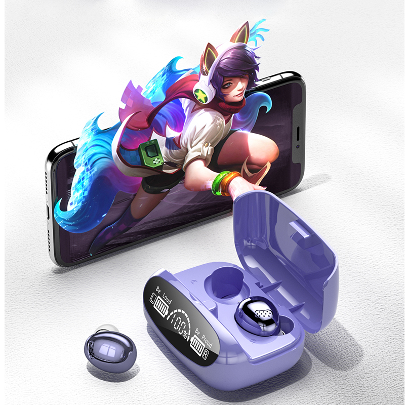 TWS беспроводные наушники HD стерео наушники Bluetooth 5,1 спортивные водонепроницаемые наушники-вкладыши гарнитура с микрофоном зарядная коробка 2000 мАч