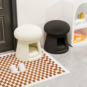 Sáng Tạo Kem Phong Cách Thấp Lối Vào Cửa Hộ Gia Đình Lối Vào Mèo Tổ Giày Thay Đổi Phân Với Tinh vi Không Gian Nghỉ ngơi Cho Vật Nuôi - Product Image 3